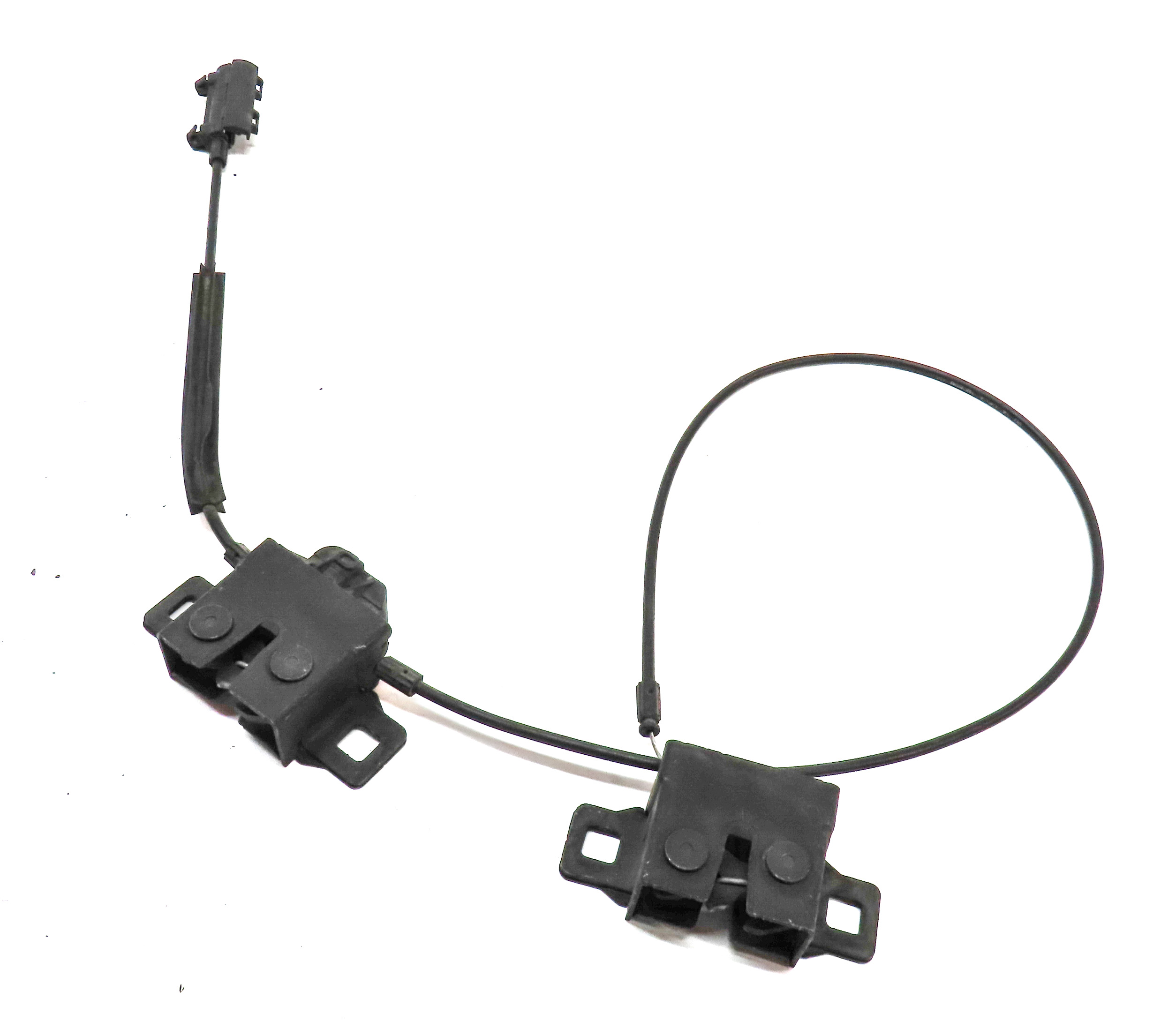 2014 RANGE ROVER SPORT (L494) FRONT HOOD BONNET LID LOCK LATCH CABLE SET — exact item pictured